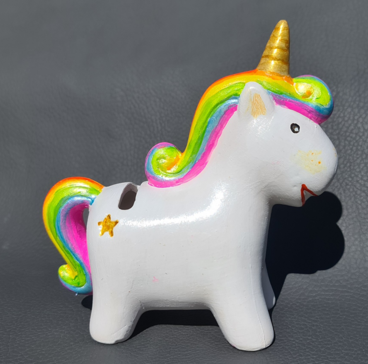 Eenhoorn Spaarpot - Regenboog