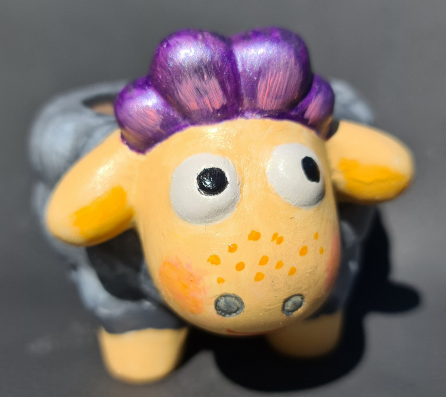 Plantenpotje Schaap Grijs-Paars