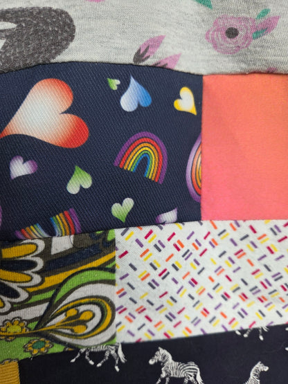 Shopper/Strandtas met gerecycelde materialen (gevoerd)